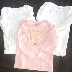 BUNDLE: 2 onesies and Top